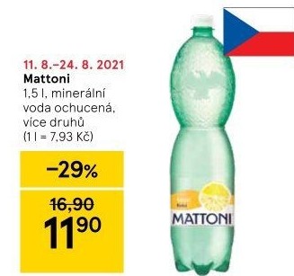 Ochucená voda Mattoni