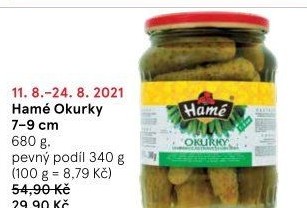 Okurky Hamé