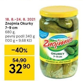 Okurky Znojmia