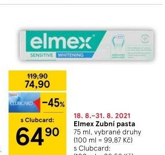 Pasty na zuby Elmex