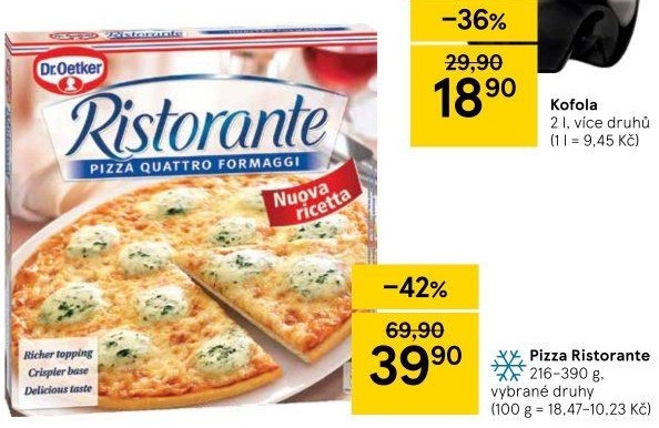 Pizza mražená Ristorante Dr. Oetker