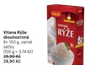 Rýže dlouhozrnná Vitana