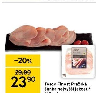 Šunka pražská nejvyšší jakosti Tesco Finest