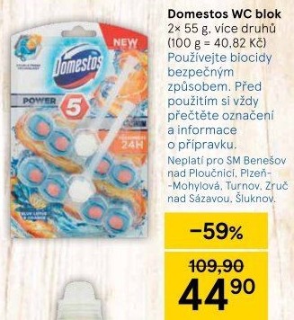 WC bloky Domestos