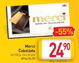 Čokoláda Merci