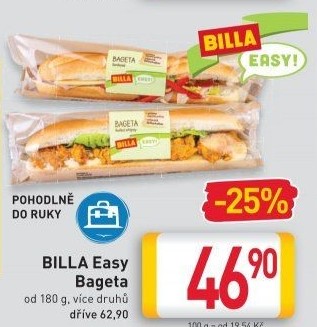 Obložená bageta Easy Billa