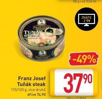 Tuňák steak Exclusive Franz Josef Kaiser