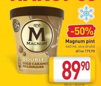 Zmrzlina v kelímku Magnum Algida