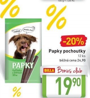 Pamlsky pro psy Papky
