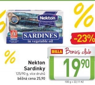 Sardinky Nekton
