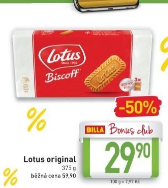 Sušenky Biscoff Lotus