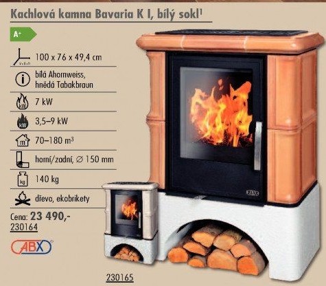 Kachlová kamna Bavaria ABX