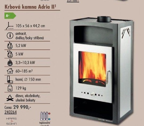 Kamna krbová Adria Haas + Sohn