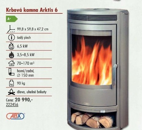 Krbová kamna Arktis 6 ABX