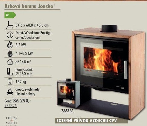 Krbová kamna Jonsbo Haas + Sohn