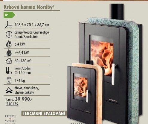 Krbová kamna Nordby HAAS + SOHN