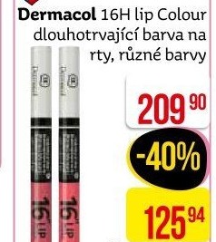Rtěnka Lip Colour 16H Dermacol