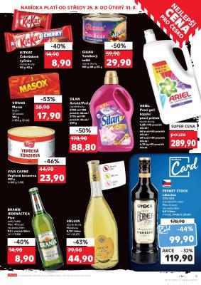 akční leták Kaufland 25.8.2021-31.8.2021
