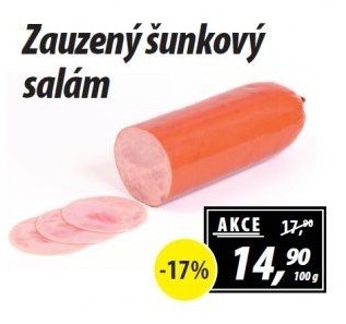 Salám šunkový zauzený