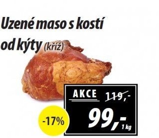 Uzené maso od kýty s kostí