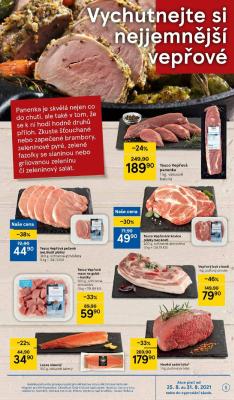 akční leták Tesco 25.8.2021-31.8.2021