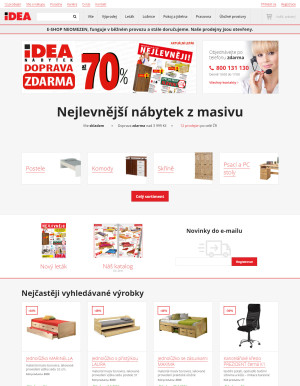 akční leták IDEA nábytek 24.8.2021-30.8.2021