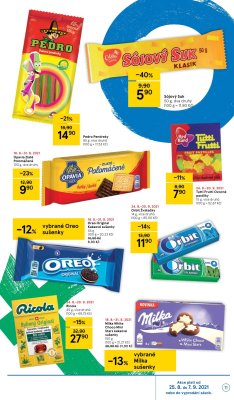 akční leták Tesco 25.8.2021-31.8.2021