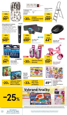akční leták Tesco 25.8.2021-31.8.2021