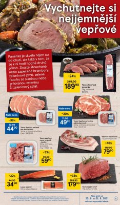 akční leták Tesco 25.8.2021-31.8.2021