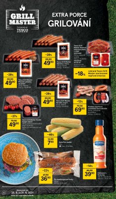 akční leták Tesco 25.8.2021-31.8.2021