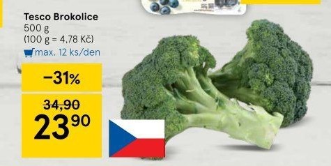 Brokolice Tesco