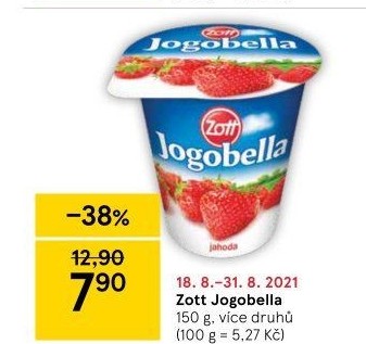 Jogurt Jogobella Zott