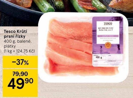 Krůtí prsní řízky Tesco