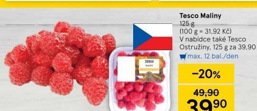 Maliny Tesco