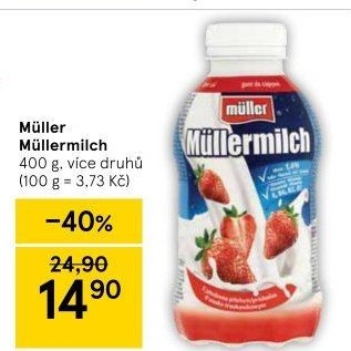 Nápoj mléčný Müllermilch Müller