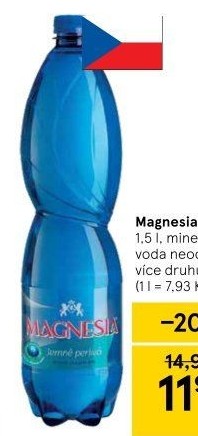 Přírodní voda Magnesia