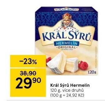 Sýr Hermelín Král sýrů