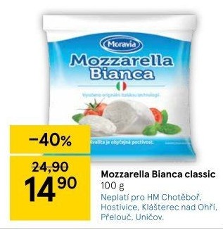 Sýr Mozzarella Bianca Moravia