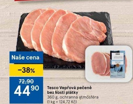 Vepřová pečeně bez kosti Tesco