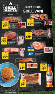 akční leták Tesco 25.8.2021-31.8.2021
