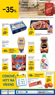akční leták Tesco 25.8.2021-31.8.2021