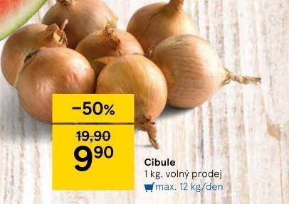 Cibule kuchyňská žlutá