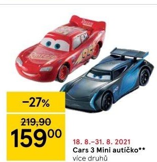 Dětské auto Cars 3