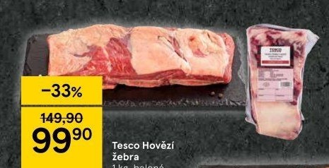 Hovězí žebra Tesco