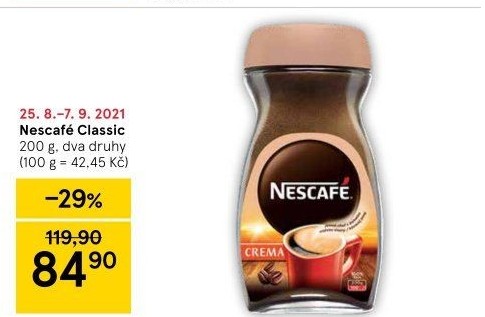 Instantní káva Nescafé Classic