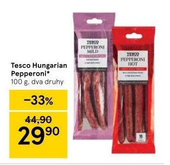Klobása Hungarian Pepperoni Tesco