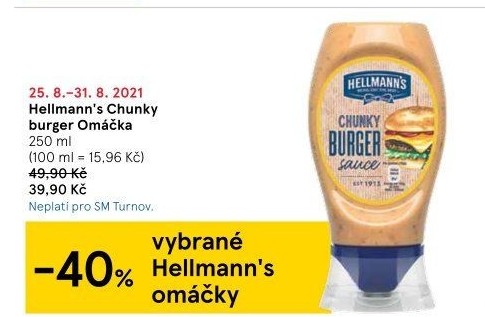 Omáčky k masu Hellmann'