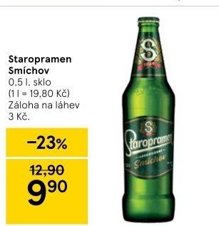 Pivo světlé výčepní 10° Smíchov Staropramen