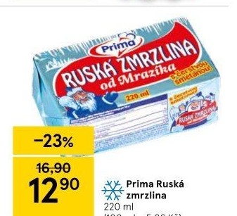 Ruská zmrzlina Prima