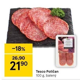 Salám Poličan Tesco